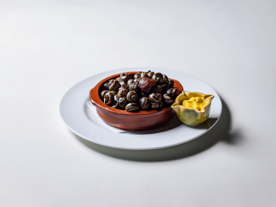 Caracoles a la llauna y gormanta